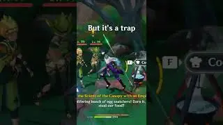 fall into the TRAP for a secret chest 🪤👈#shorts #genshinimpact #guide