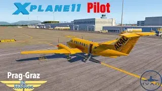 X-Plane 11 Pilot | Airfoillabs King Air 350 testen😍 | LKPR-LOWG | B350 | IVAO