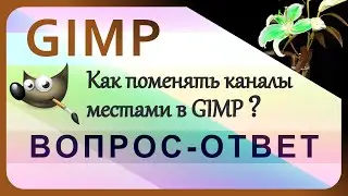 51. Как поменять каналы местами в GIMP.