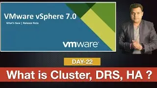 What is vSphere vCenter Cluster  About HA  and DRS | vSphere 7 Certification training.