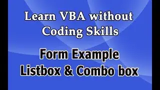 Combo Box & List Box in Form New