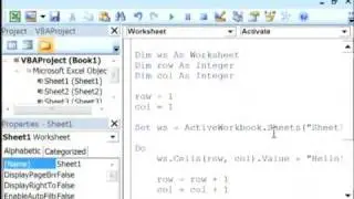 Microsoft Excel, SQL & Internet Tips : How to Use a Do-While Loop in Excel VBA