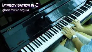 Импровизация на фортепиано в До мажоре - студия Глория