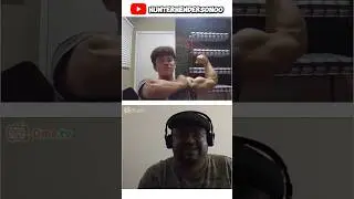 Flexing on Omegle w/ funny reactions #gym #flexing #alexeubank #funny #samsulek #fitness #omegle