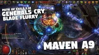 Path of Exile 3.14 - ULTIMATUM - MAVEN A9 Fight - Generals Cry Blade Flurry