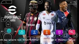 eFootball PES 2025 PPSSPP Android Offline Full Update UCL & Leagues Kits 24/25 Season 4K Graphics