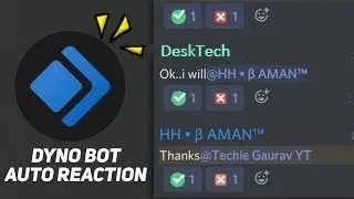 How to keep auto reaction by Dyno ? || Dyno || Discord