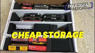 Simple Storage for Model Trains