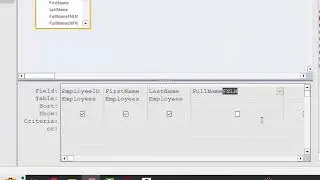 Connecting a query with calculated field in Query Design View using the Northwind 2.0 database