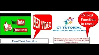 Excel - Text Functions |How to use the TEXT Function in Excel |Best Use of TEXT Function in Excel
