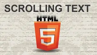 Create Scrolling text HTML