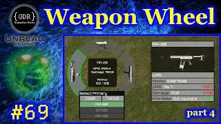 Customisable Weapon Wheel - part 4 - #69 Make a Multiplayer Game from scratch in Unreal Engine 5