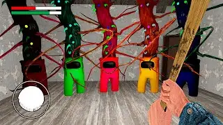 МЫ НАШЛИ РАДУЖНЫЙ ПРЕДАТЕЛЬ АМОНГ АС В ГРЕННИ ОНЛАЙН - Granny Online Horror Game SCP Сolor Impostor