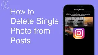 How to Delete Single Instagram Picture from a Post | Remove Single Photo from Post | iOS 15 in 2022