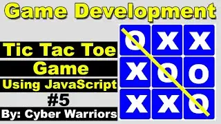 #5 Tic Tac Toe game development using javascript, javascript game development, dev game, gamedev,