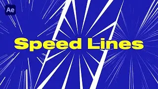 Speed Lines After Effects Tutorial