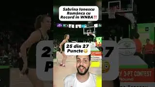 Like si Follow Pentru Sabrina Ionescu, Romanca noastra care a batut record in WNBA‼️❤️ 