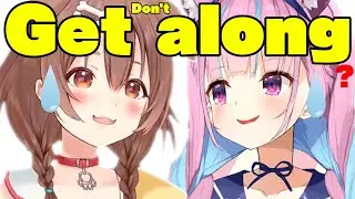 Inugami Korone and Minato Aqua collaborate for the first time【Hololive/ENG SUB】