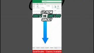 How to Switch Between Excel Sheets Quickly