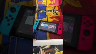 To de saco cheio do Nintendo Switch!
