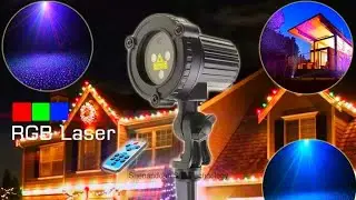 Садовый лазерный проектор Eshini / Garden Laser Projector Eshini