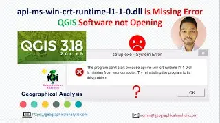 api-ms-win-crt-runtime-l1-1-0.dll is missing from your computer | QGIS  not Opening