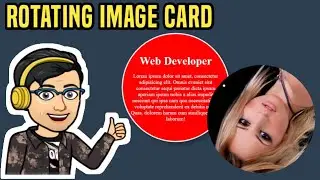 How to Create Image Rotating Card with Html And CSS