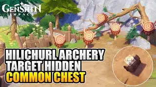 Hilichurl Archery Target Hidden Common Chest Fontaine Research Institute Genshin Impact