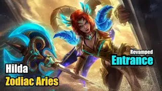 Hilda Aries Zodiac Revamped Skin Entrance (Upscale 4K)
