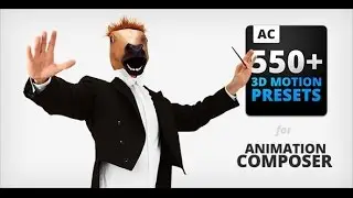 3D Motion Presets For Animation Composer - After Effects Template - Videohive