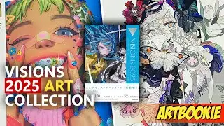 VISIONS 2025 ILLUSTRATORS BOOK | Artbook Flipthrough Review