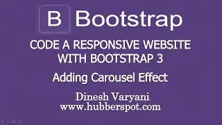 Code a Responsive Website with Bootstrap 3 - #7 Adding Carousel