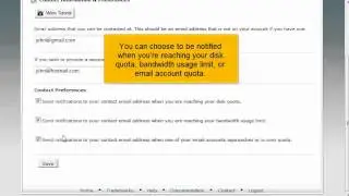 How to update your contact information in cPanel