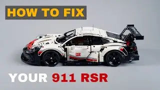 HOW TO FIX your Lego Technic Porsche 911 RSR - Lego Set 42096