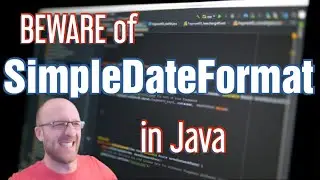 Java's SimpleDateFormat is a Disaster Waiting to Happen