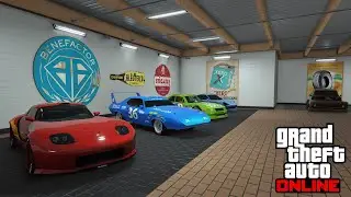 My Disney Pixar Cars Garage in GTA Online (2024) Updated after Removing Vehicles in GTA 5 Online