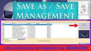 How & When to use Save Management | Easiest Example Explanation of Save Management  | Catiav5