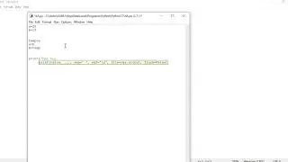 Swapping two variables by using a temporary variable in Python programming