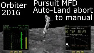 Orbiter 2016 Pursuit MFD / Auto-Land abort to manual mode