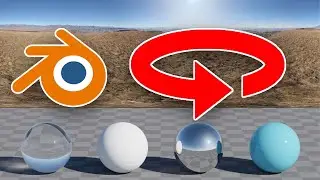 Blender 3.2 HDRI How To Add and Rotate