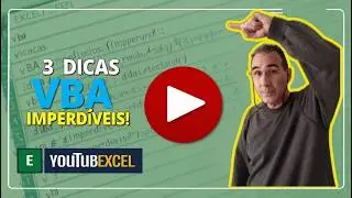 3 DICAS para Formulários INCRÍVEIS / Excel VBA