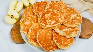 Apple pancakes: how to make them soft and delicious!