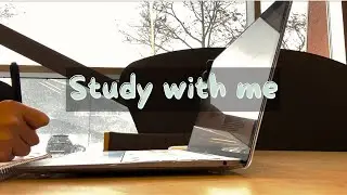 1 hour real time studying at the library | No music | Library noise