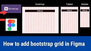 how to add bootstrap grid in figma | how to add layout grid in figma | add grd in figma 