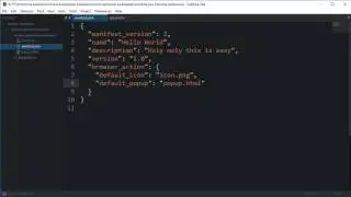 Chrome Extension Tutorial 3: manifest.json