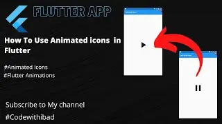 Animated icons in Flutter | Flutter Animations