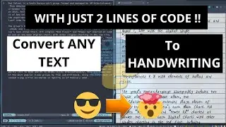 Amazing Trick to Convert Any TEXT to HANDWRITING | Must watch for students | Part 1