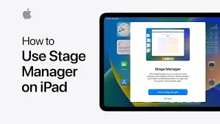 How to use Stage Manager on iPad | Apple Support