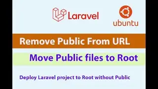 Remove public from URL in Laravel | Make Root as Index not Public  