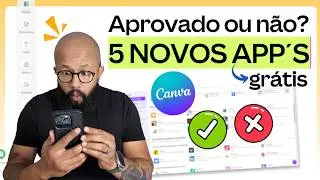 Testei 5 NOVOS Apps Canva Grátis, Mas Só 1 Realmente Me Impressionou!